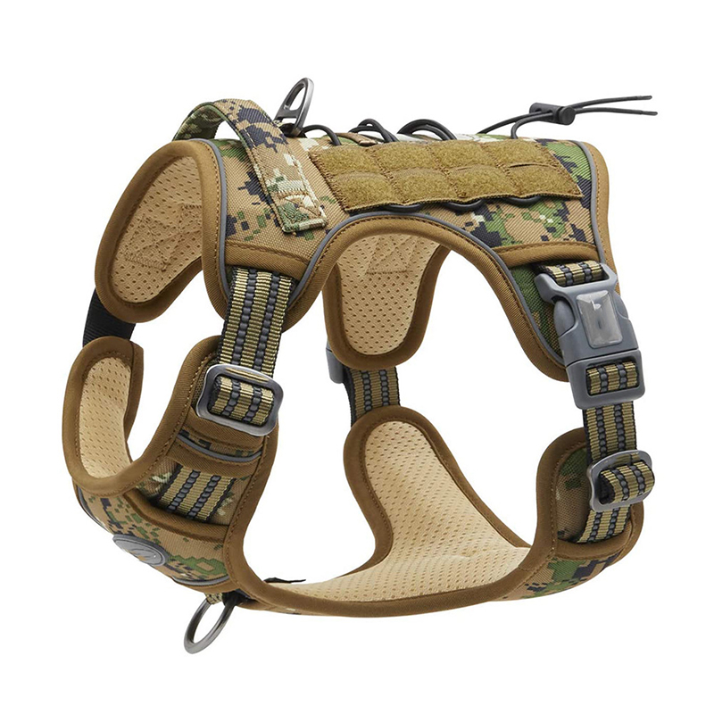 New Dog Chest Strap Tactical Outdoor Training Reflective Dog Harness for Medium and Large Dogs