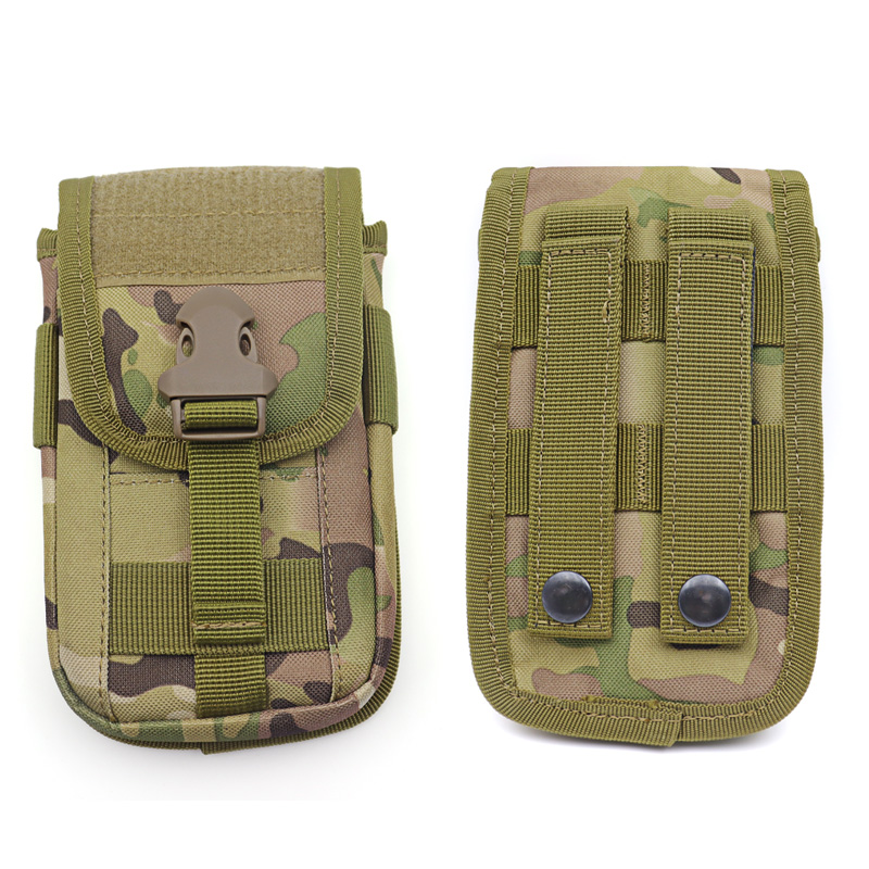 Universal Waterproof Oxford Bag Tactical Molle Camouflage Utility Bag for Mobile Phone Belt Pouch Holster Cover Case